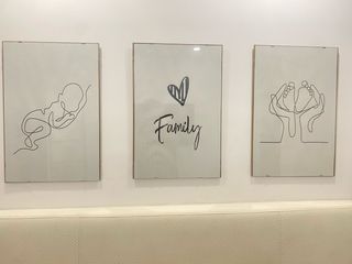 Conjunto de 3 cuadros decorativos