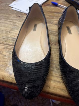 Bailarinas negras con lentejuelas