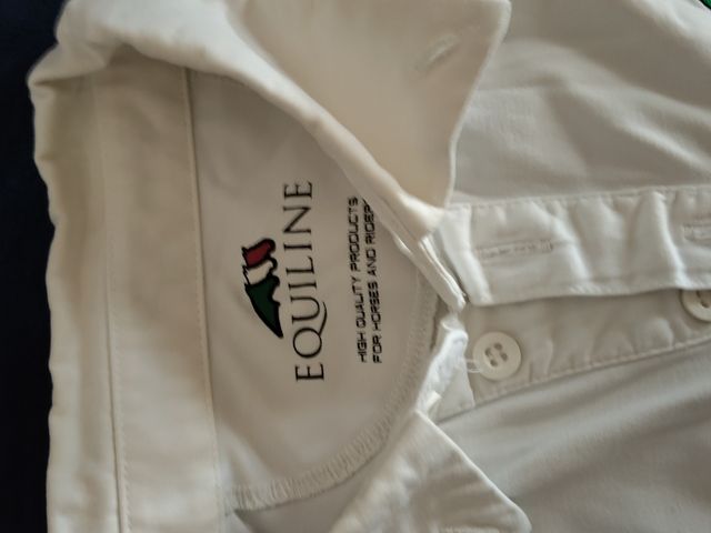 Camiseta blanca mujer Equiline