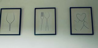 Conjunto de 3 cuadros decorativos cocina