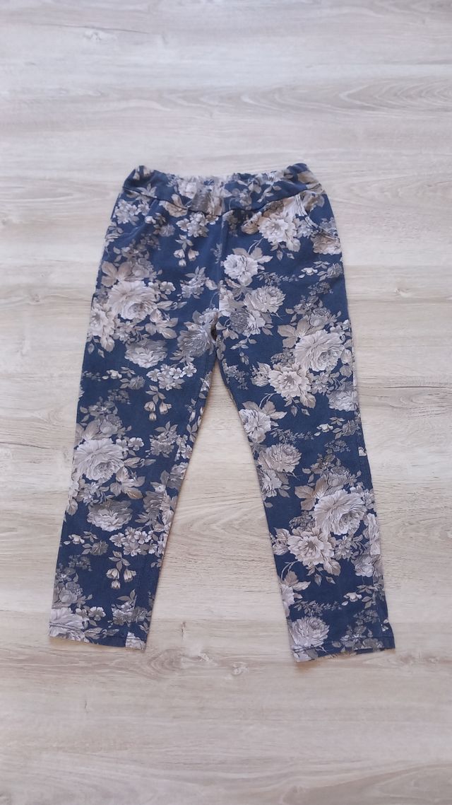 Pantaloni Manfriani Dina floreali