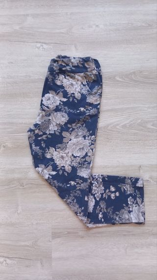 Pantaloni Manfriani Dina floreali