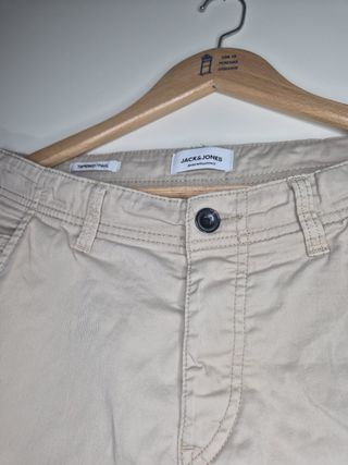 Pantalón Cargo Jack & Jones Beige