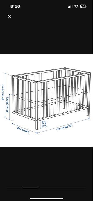 Cuna Ikea Sniglar Madera