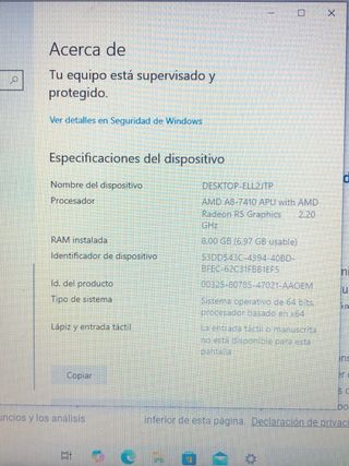 Ordenador portátil HP Negro/Gris