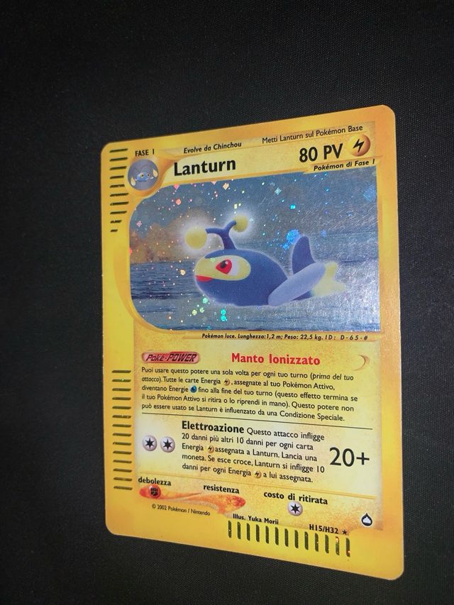 Carta Pokémon Lanturn Fase 1 - 80 PV