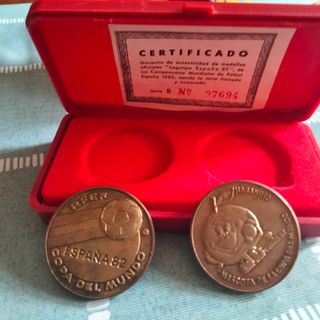 Monedas Mundial 82 España - Certificado Serie B