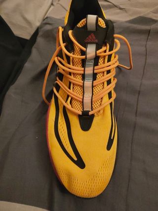 Zapatilla Adidas Adizero Running Amarillo Negra
