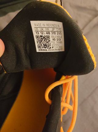 Zapatilla Adidas Adizero Running Amarillo Negra