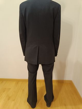 Traje de chaqueta raya diplomática