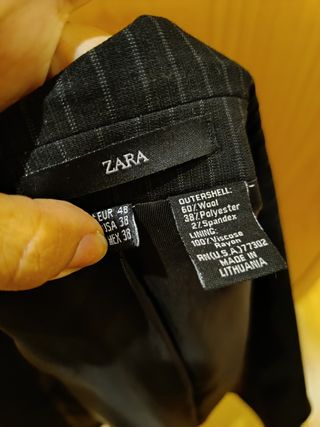 Traje de chaqueta raya diplomática
