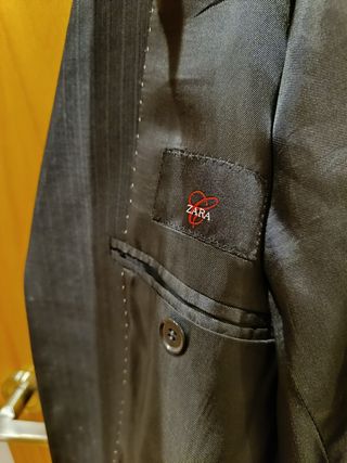Traje de chaqueta raya diplomática