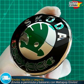 Emblema Logo Frontal Skoda 88mm Parrilla Capó