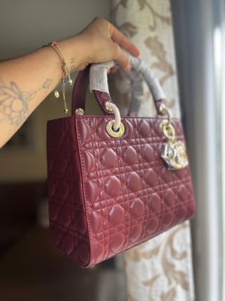 Bolso Piel Rojo