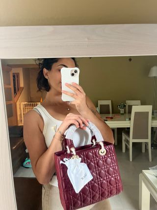 Bolso Piel Rojo