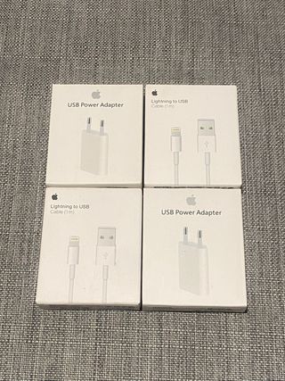 Apple Cargador USB y Cable Lightning