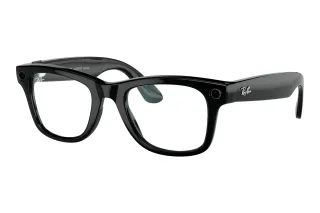 Gafas Ray-Ban Meta Wayfarer Negro Brillante