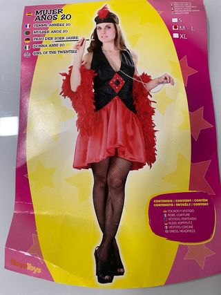 Disfraz Mujer Años 20 Talla M/L