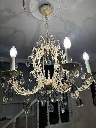 Lámpara de lágrimas de cristal