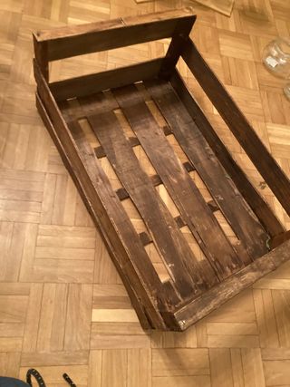 Caja de madera vintage