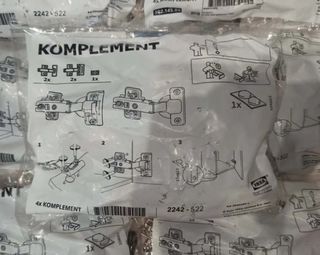 4 sacchetti con cerniera IKEA KOMPLEMENT PAX