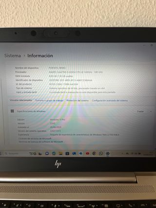 Portátil HP Elitebook 840 G6