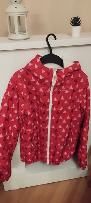 Chaqueta niña Quechua roja 