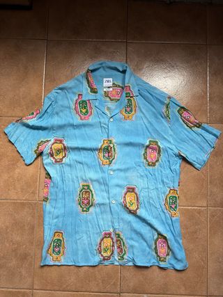 Camisa Zara Estampada Nueva