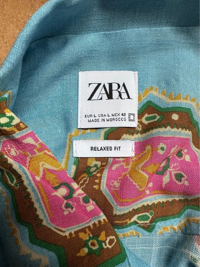 Camisa Zara Estampada Nueva