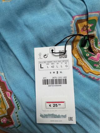 Camisa Zara Estampada Nueva