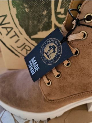 Botas Panama Jack Serraje Beige