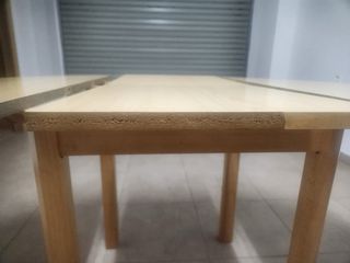 Mesa redonda extensible madera