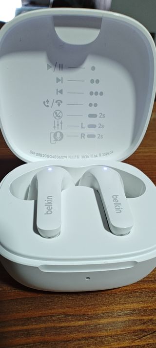 Auriculares Belkin Soundform Motion Blancos