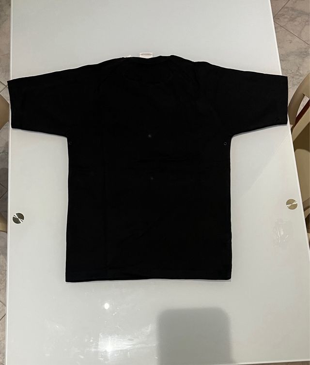 Maglietta Adidas nera con strisce Taglia S