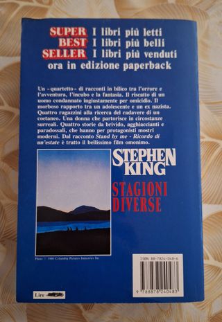 Stagioni diverse + Stand by Me di Stephen King