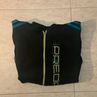 Sudadera Adidas Predator Negra y Turquesa