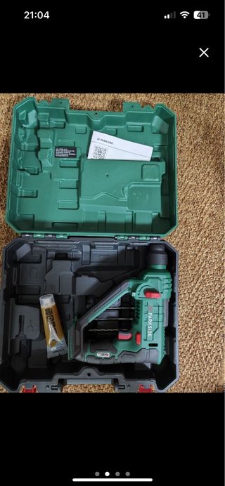 Taladro Percutor Parkside 20V PABH 20-Li D4
