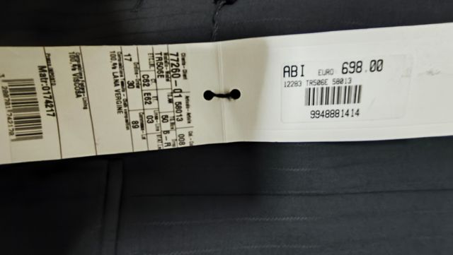 Abito uomo TIZIANO REALI nero gessato