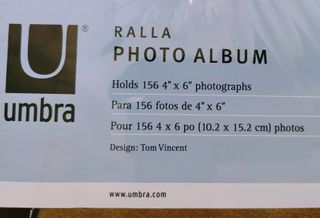 Álbum de fotos Umbra Ralla para 156 fotos