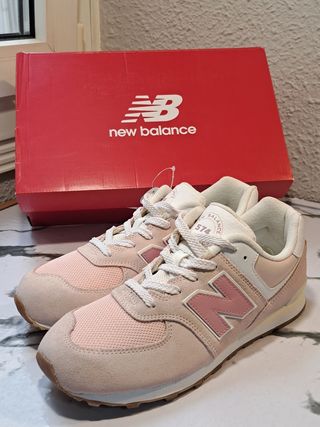 New Balance 574 rosas T39 mujer