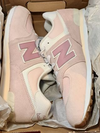 New Balance 574 rosas T39 mujer