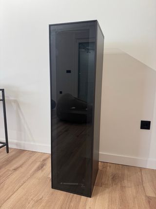 Vitrina mueble de salón negro