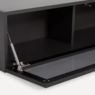 Vitrina mueble de salón negro