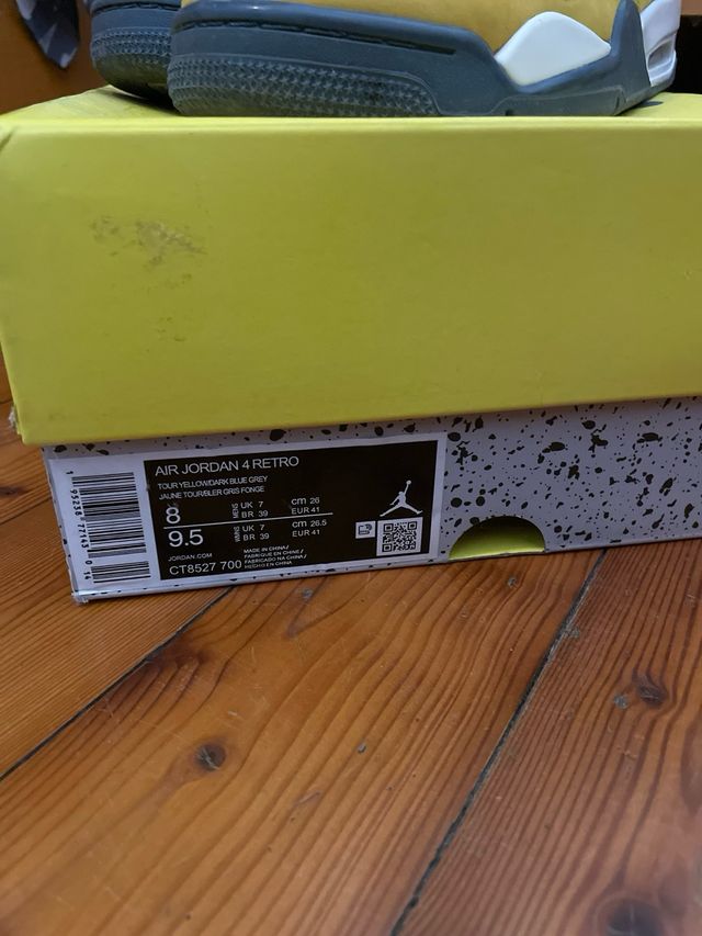 Jordan 4 Giallo Grigio Ottime Condizioni