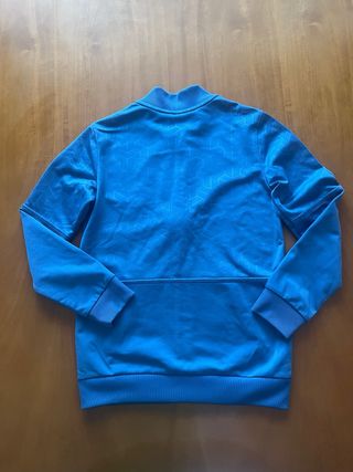 Sudadera Adidas cremallera azul