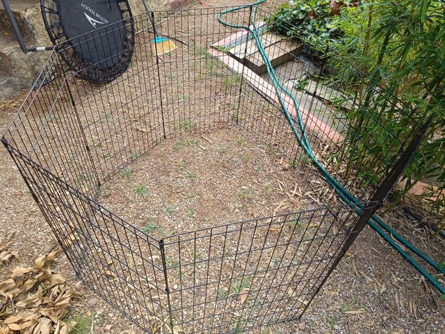 Parque para perros plegable