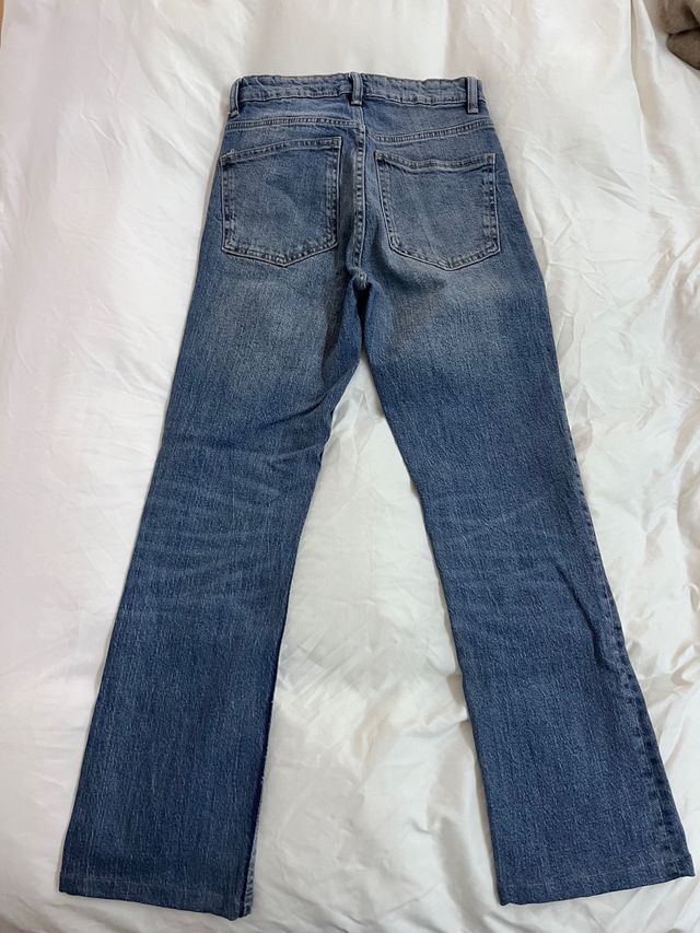 Vaqueros Zara Talla 34 High Waist Rectos