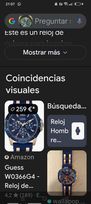 Reloj Guess Azul