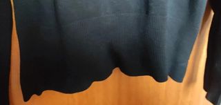 Jersey H&M cuello redondo amplio negro