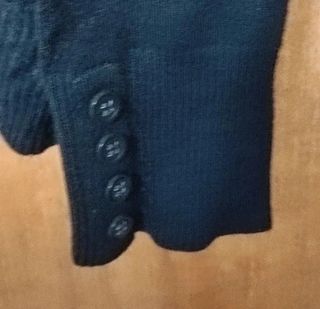 Jersey H&M cuello redondo amplio negro